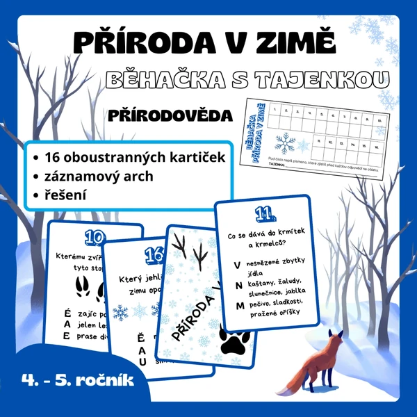 Příroda v zimě - BĚHAČKA
