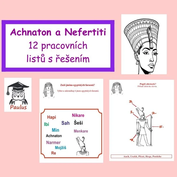 Achnaton a Nefertiti