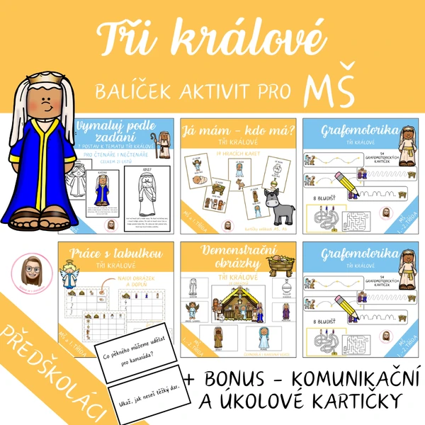 TŘI KRÁLOVÉ - balíček pro MŠ