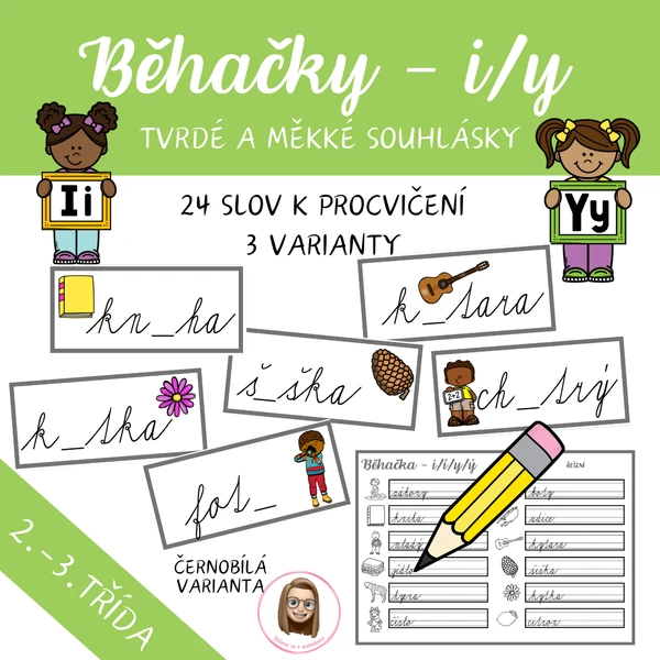 TVRDÉ A MĚKKÉ SOUHLÁSKY - běhačka