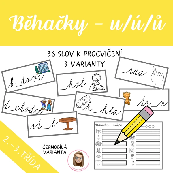 Ú/Ů/U - běhačka