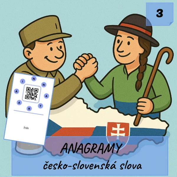 Anagramy – česko-slovenská slova (3)