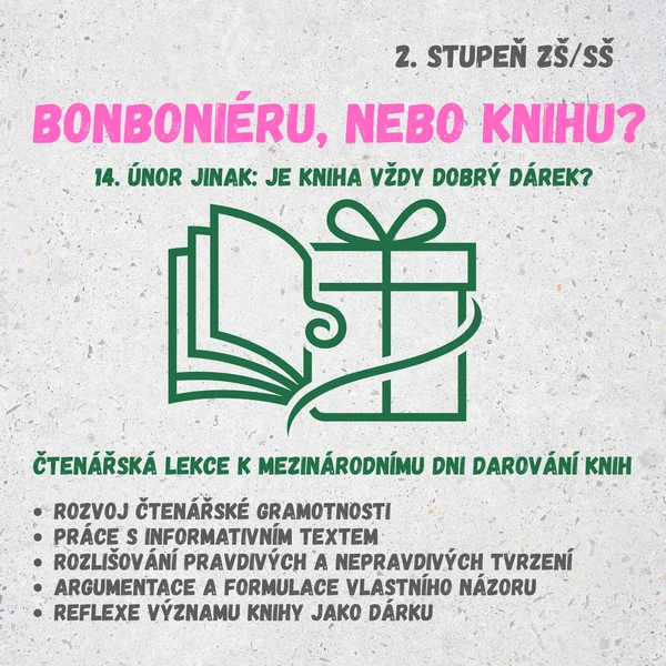 BONBONIÉRU, NEBO KNIHU?