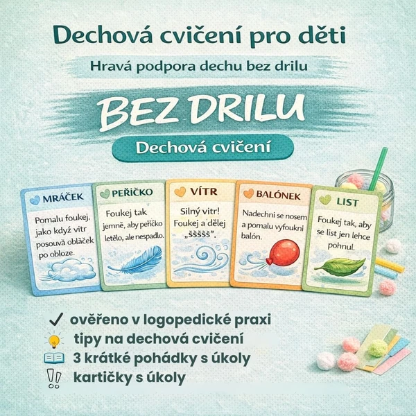 Bez drilu - dechová cvičení