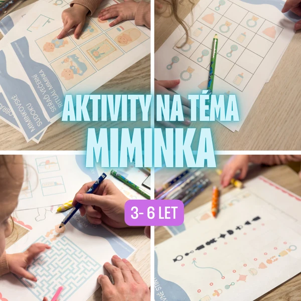 Aktivity na téma miminka 3-6 let