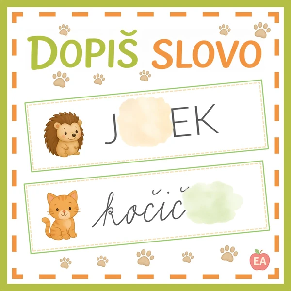 Dopiš slovo
