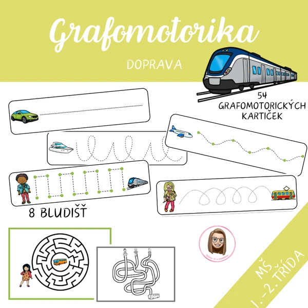 DOPRAVA - grafomotorika