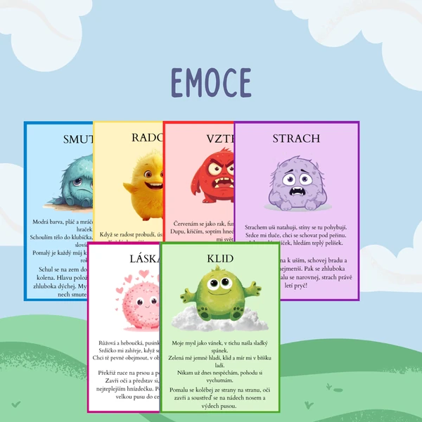 Emoce - kartičky