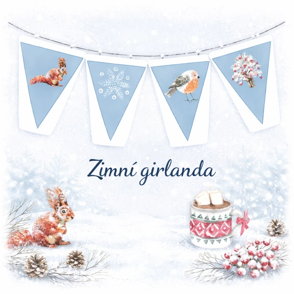 Zimní girlanda