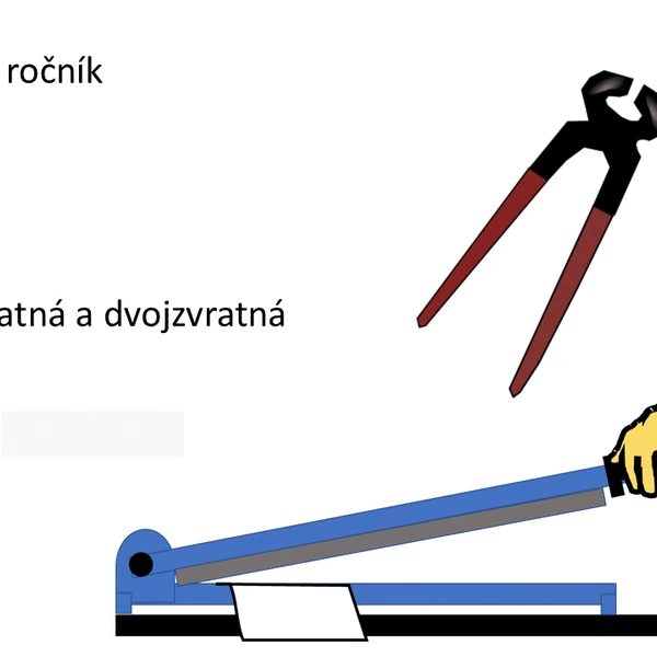 Fyzika pro 8. ročník - páka jednozvratná a dvojzvratná