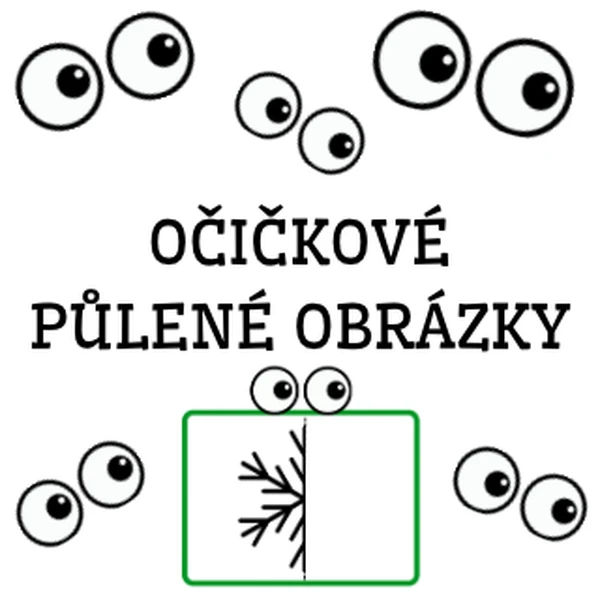 Očičkové půlené obrázky