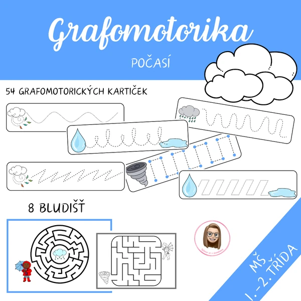 POČASÍ - grafomotorika
