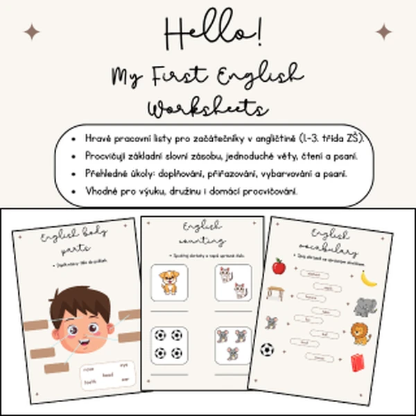 Hello! - My First English Worksheets