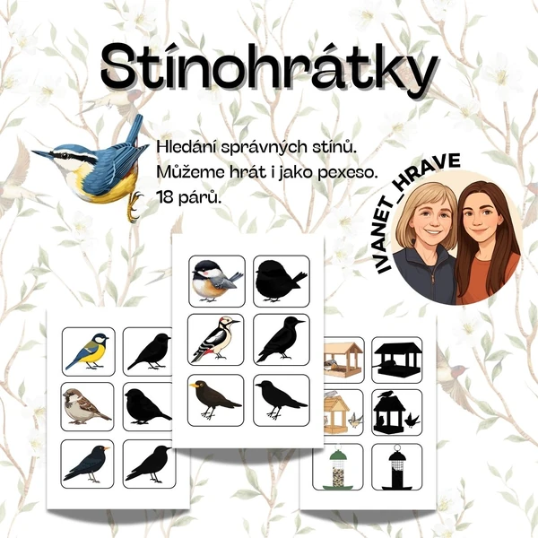 Stínohrátky - ptáci