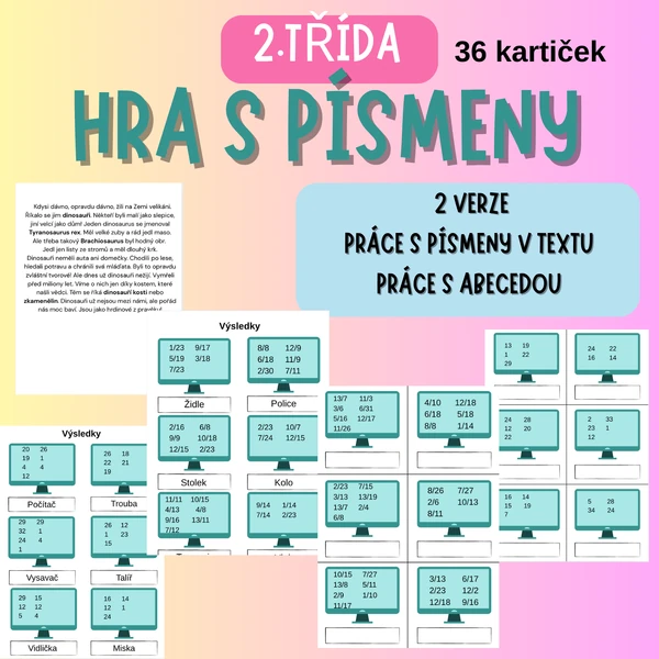 Práce s abecedou a písmeny