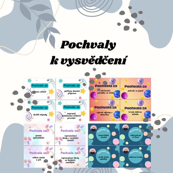 Pochvaly k vysvědčení