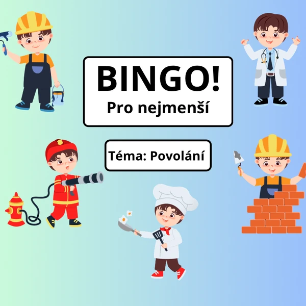 BINGO! Pro nejmenší - Povolání