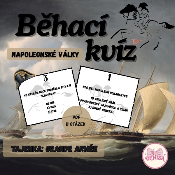 Běhací kvíz Napoleonské války - Napoleon Bonaparte
