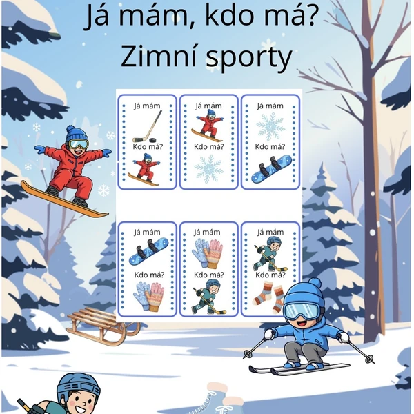 Já mám, kdo má? Zimní sporty 🏂