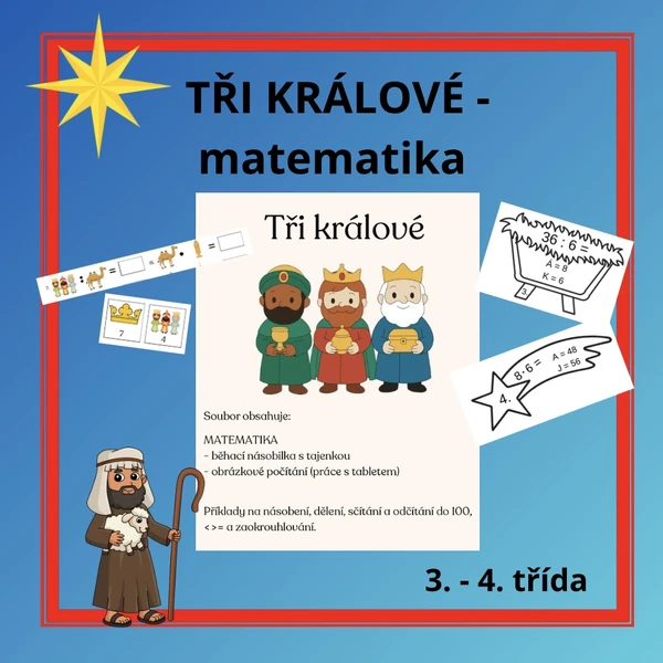 Tři králové - matematika 