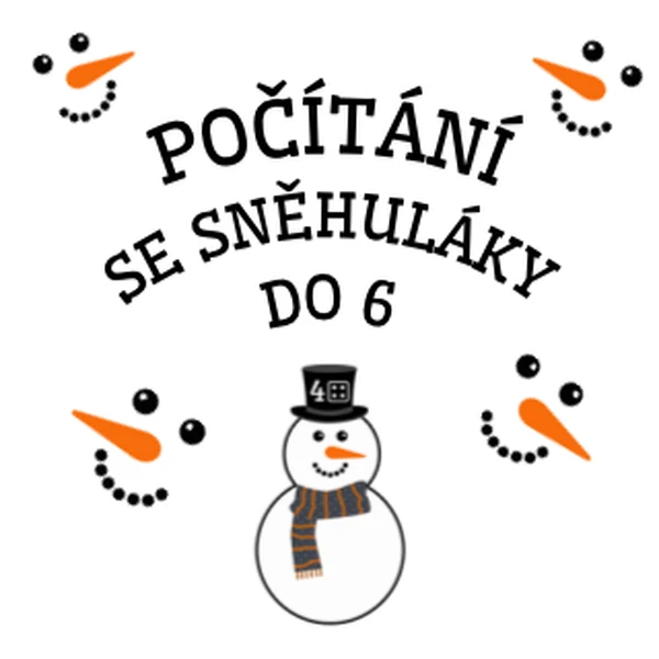Počítání do 6 se sněhuláky