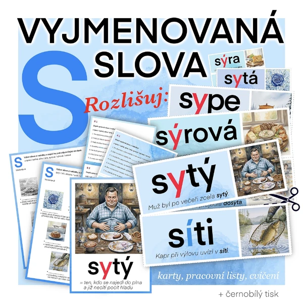 Vyjmenovaná slova po S - rozlišování 