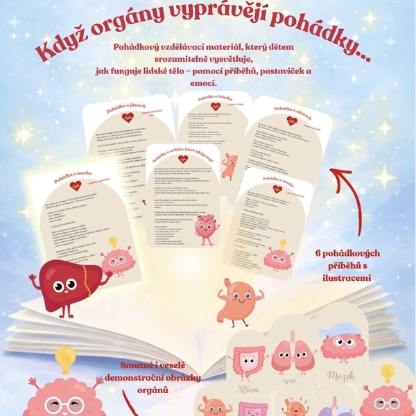 Pohádkový materiál - ORGÁNY🧠🫁