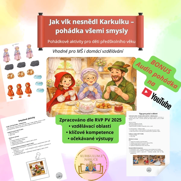 Jak vlk nesnědl Karkulku – pohádka všemi smysly