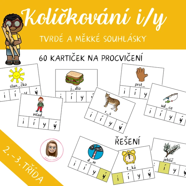 TVRDÉ A MĚKKÉ SOUHLÁSKY - kolíčkování
