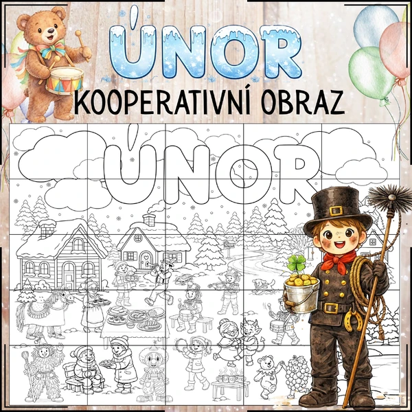 Únor - Kooperativní obraz