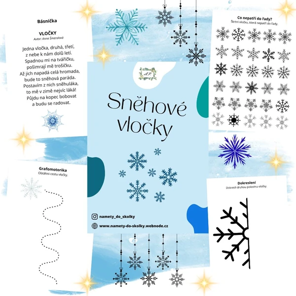 Sněhové vločky 