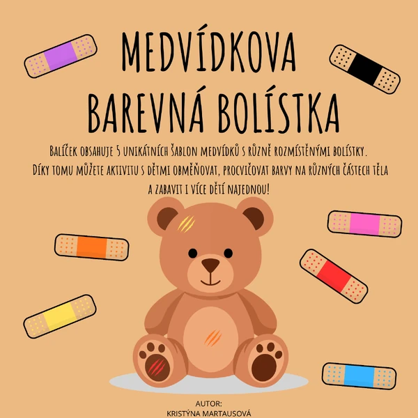 Medvídkova barevná bolístka - Uzdrav medvídka!