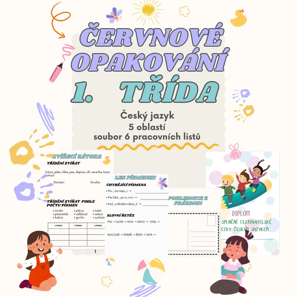Červnové opakování 1. třídy