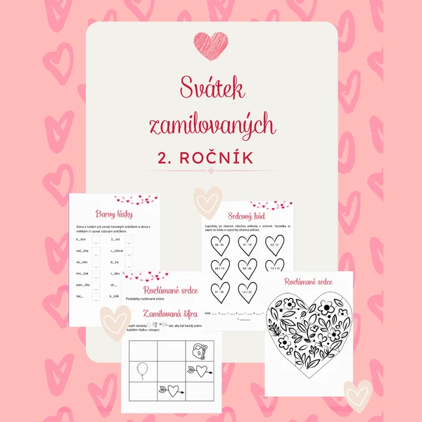 Valentýnská úniková hra pro 2. třídu 