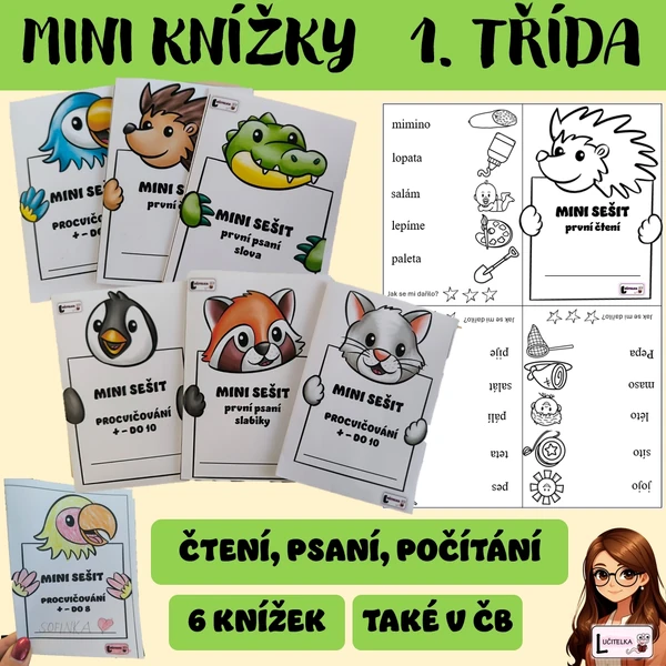 Mini knížky 1. třída