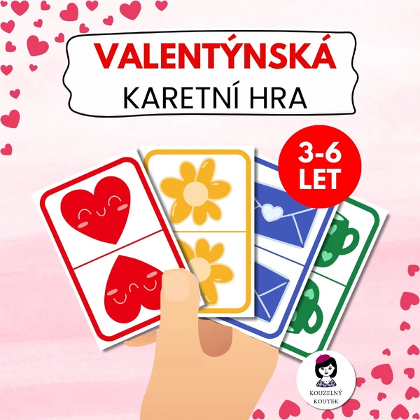 Valentýnská karetní hra | Valentýn | Únor | Láska