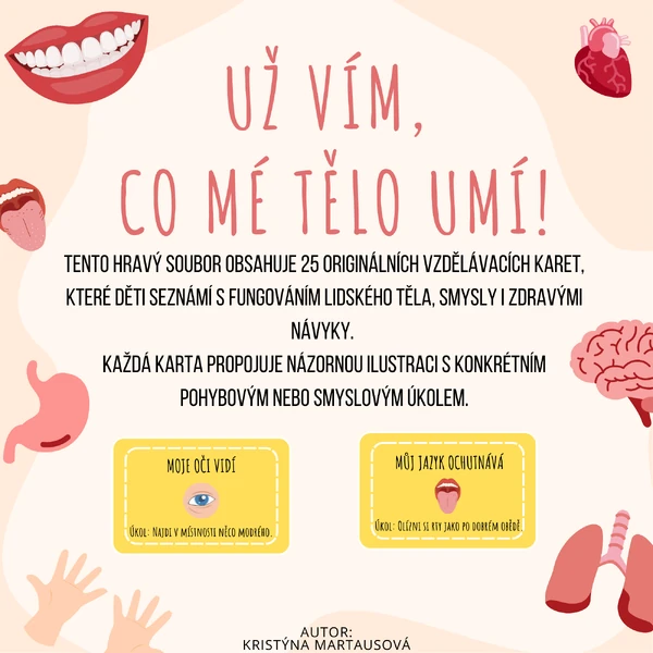 Už vím, co mé tělo umí! - Učíme se pohybem