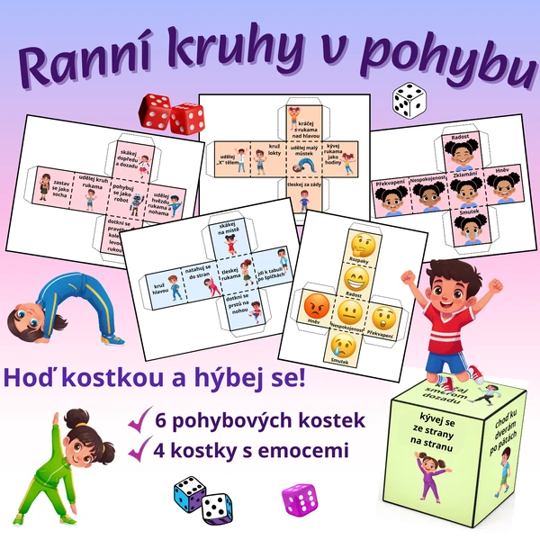 Ranní kruhy v pohybu, pohybové aktivity