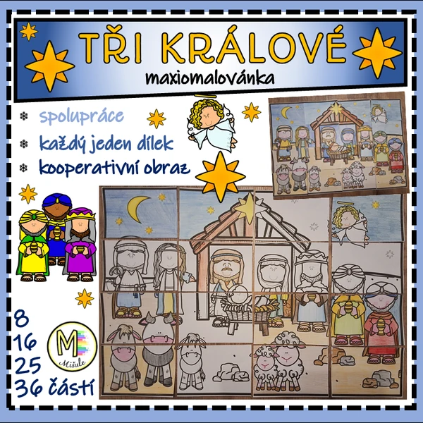 TŘI KRÁLOVÉ - KOOPERATIVNÍ OBRAZ