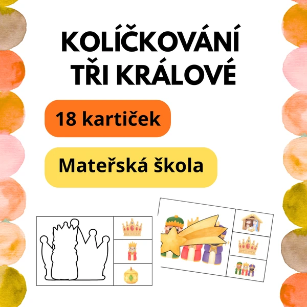 Kolíčkování Tři králové