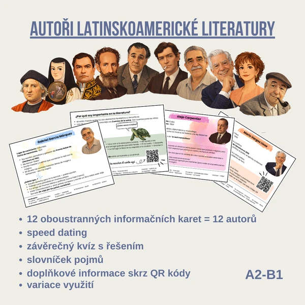 Autoři latinskoamerické literatury - speed dating (literatura latinoamericana)