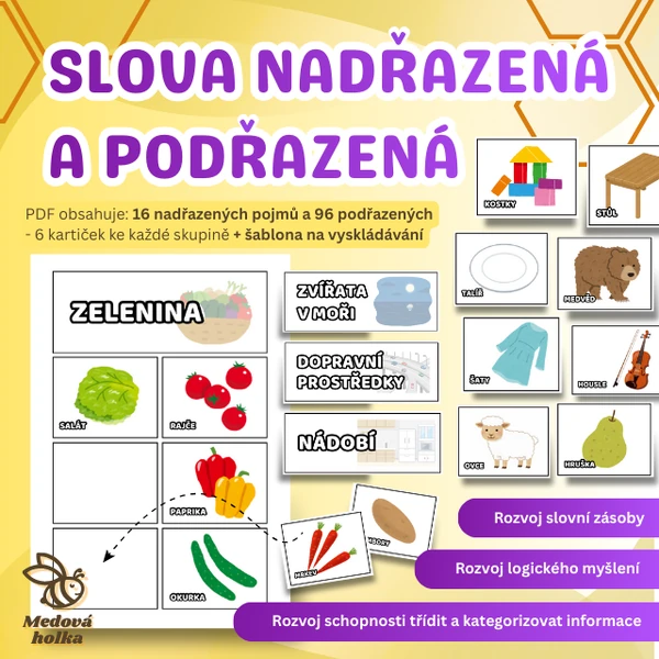 Slova nadřazená a podřazená