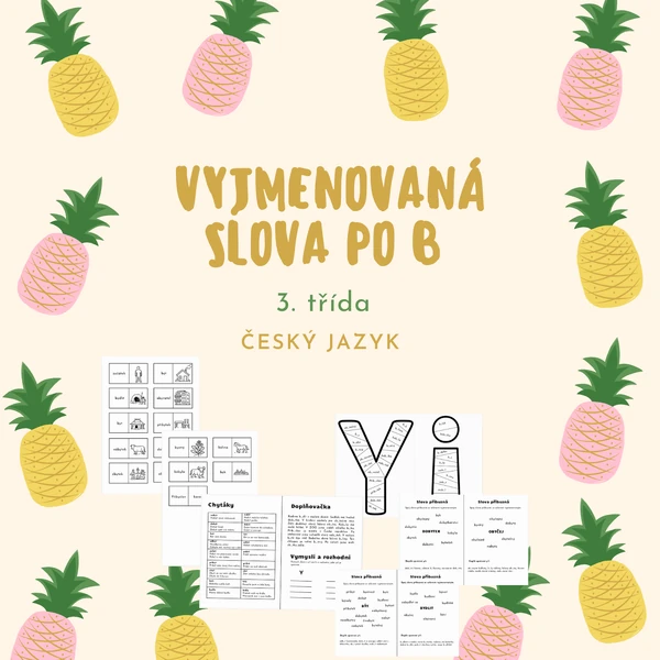 Vyjmenovaná a příbuzná slova po B
