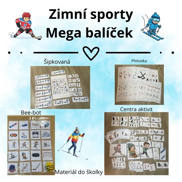 Zimní sporty velký balíček ⛷️⛸️