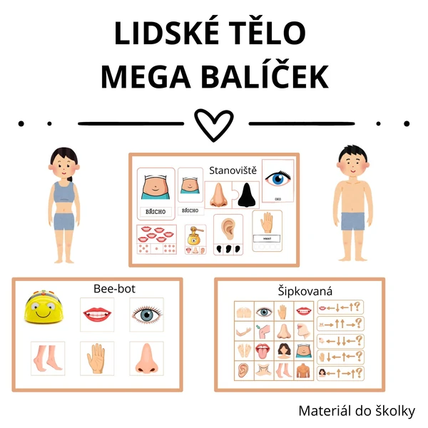 Moje tělo - velký balíček 🦵