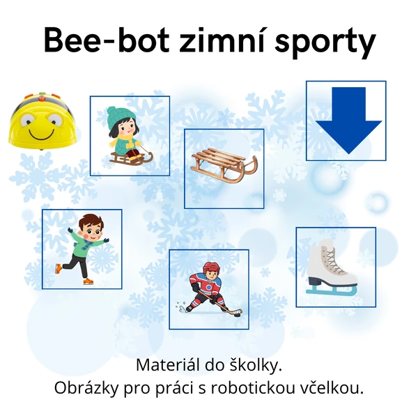 Zimní sporty Bee-bot ⛸️🏂