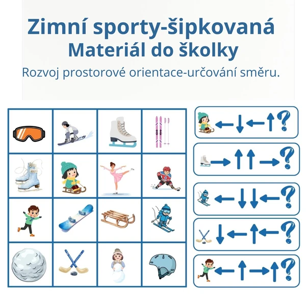 Zimní sporty šipkovaná 💙⛸️
