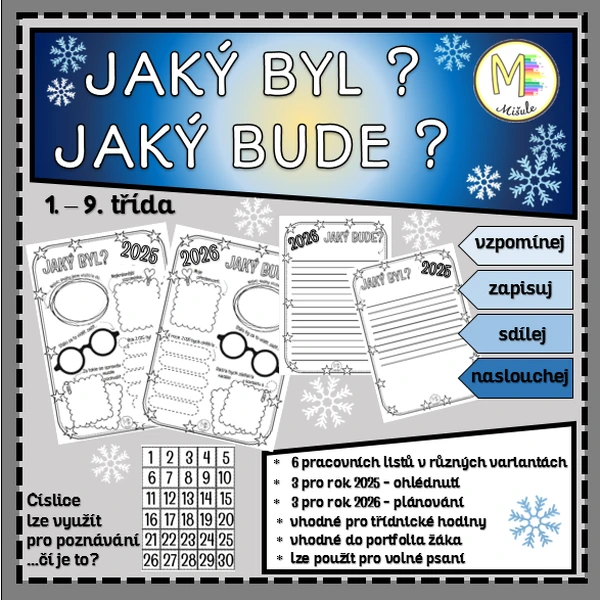 JAKÝ BYL? JAKÝ BUDE? - STARÝ A NOVÝ ROK (2025/2026)