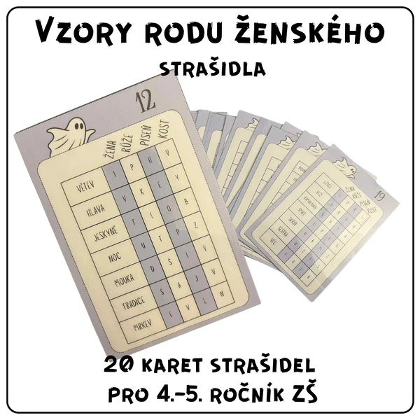 Vzory rodu ženského - strašidla