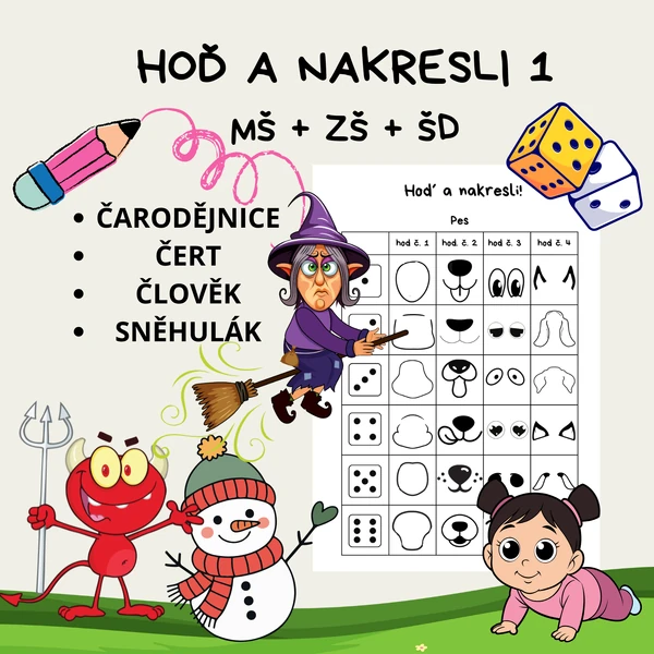 Hoď a nakresli 1